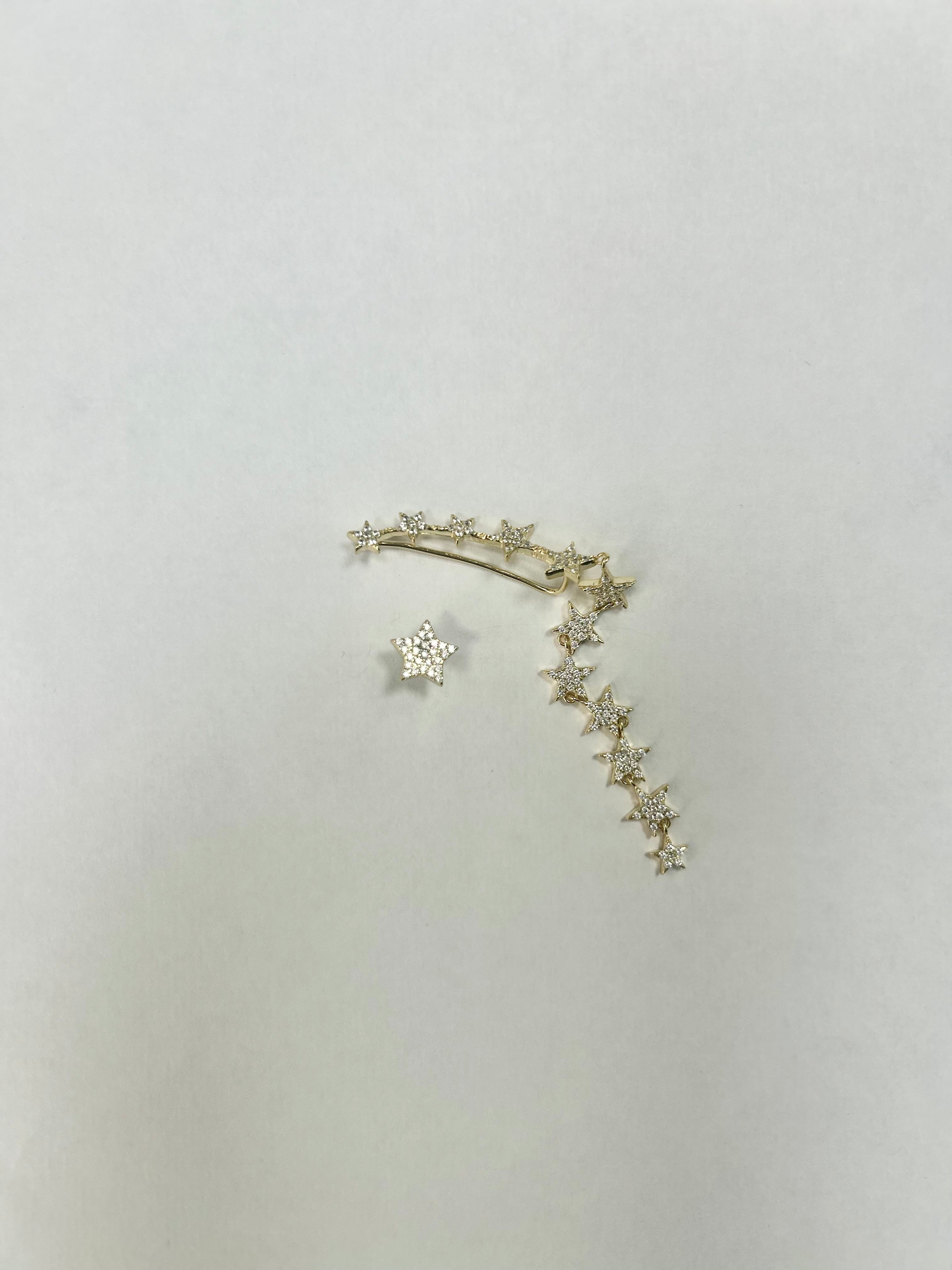 Boucles d'oreilles baretteSTAR