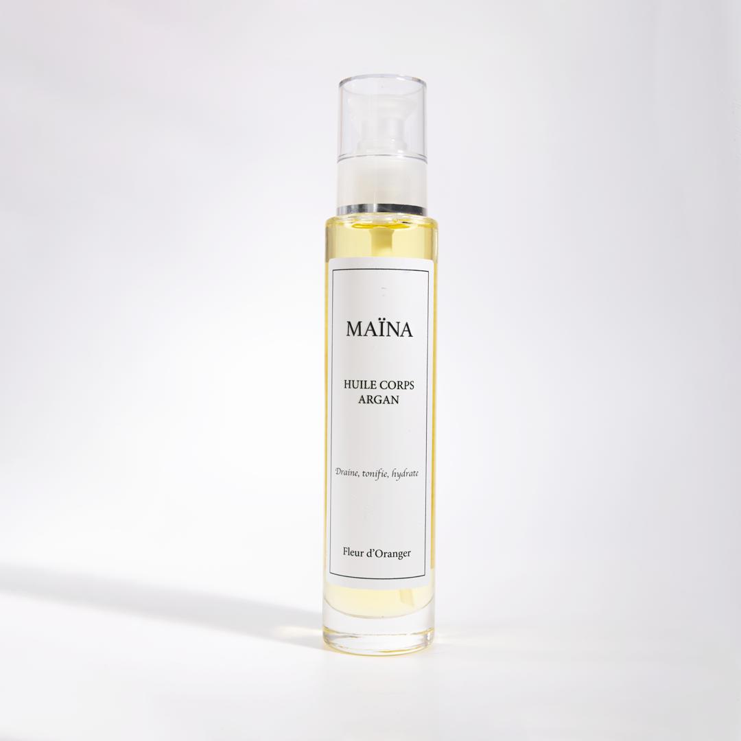 Huile corps à l’huile d’Argan – Fleur d’Oranger – 100 ml