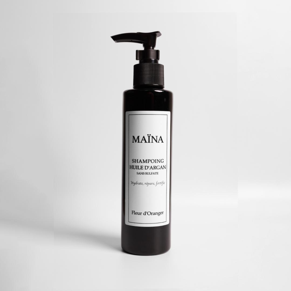 Shampoing naturel à l’huile d’argan – Sans sulfate – 200 ml